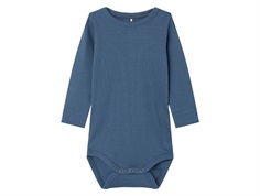 Name It vintage indigo ribbed bodysuit